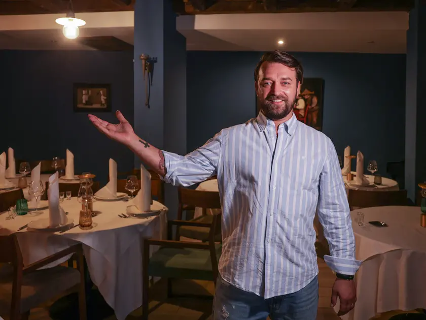 Marius Vyt, proprietario delle Bracerie Venete in via Madonnina. Foto Lasorte