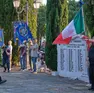 La stele sul colle di San Giusto che ricorda le vittime della strage (Silvano)