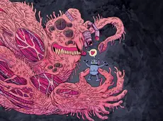 L'immagine simbolo del Science+Fiction 2026 disegnata da Spugna