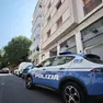 La polizia in via Rigutti (Lasorte)