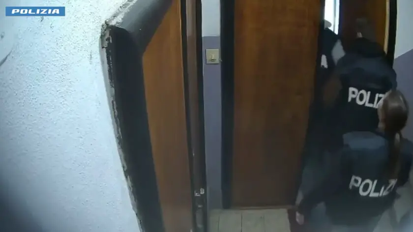 Il blitz della polizia lo scorso febbraio