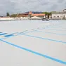 La situazione del nuovo parcheggio di via Manzoni largamente inutilizzato Foto Daniele Tibaldi
