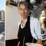 Il punto dell’incidente in via Giulia; a destra Andrea Assaloni che versa in gravissime condizioni Foto Lasorte