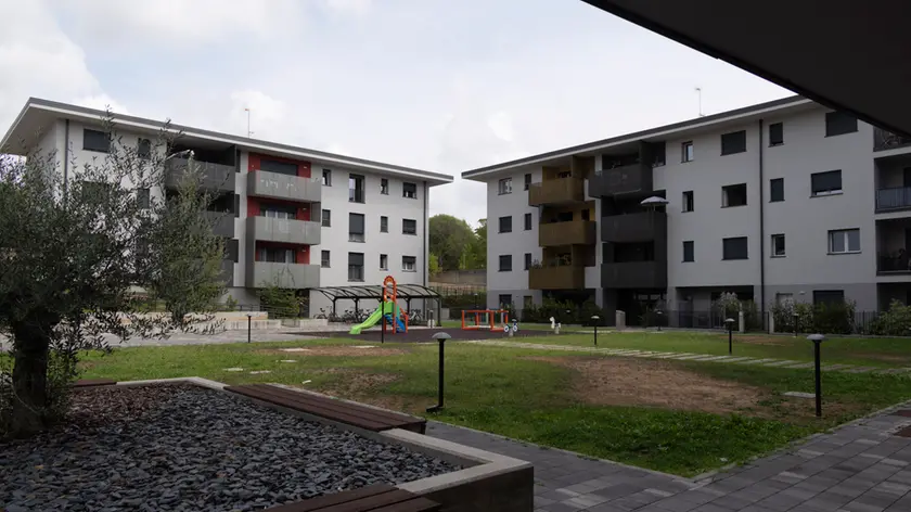 Il complesso condominiale di via Ceresina a Monfalcone