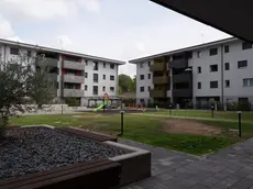 Il complesso condominiale di via Ceresina a Monfalcone