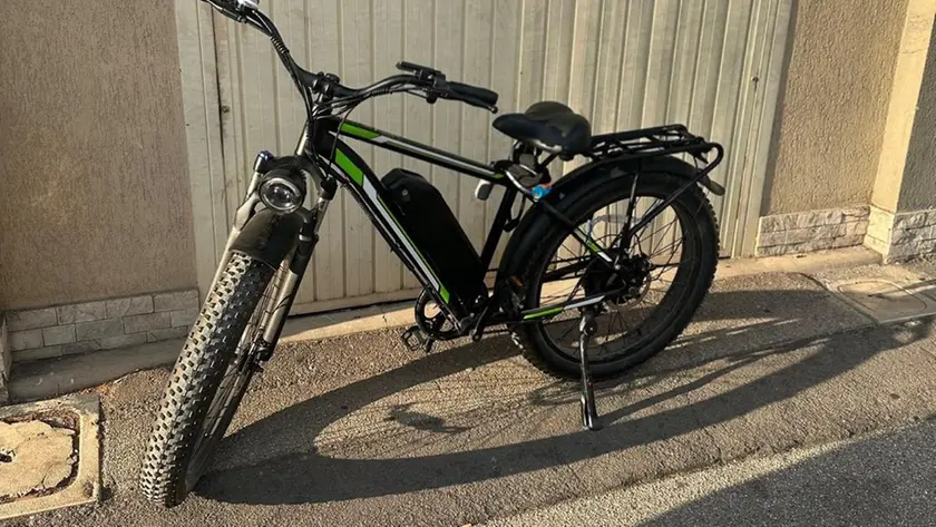 La bici sequestrata
