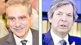 I due banchieri che si sfidano: a sinistra Luigi Lovaglio, a destra Carlo Messina