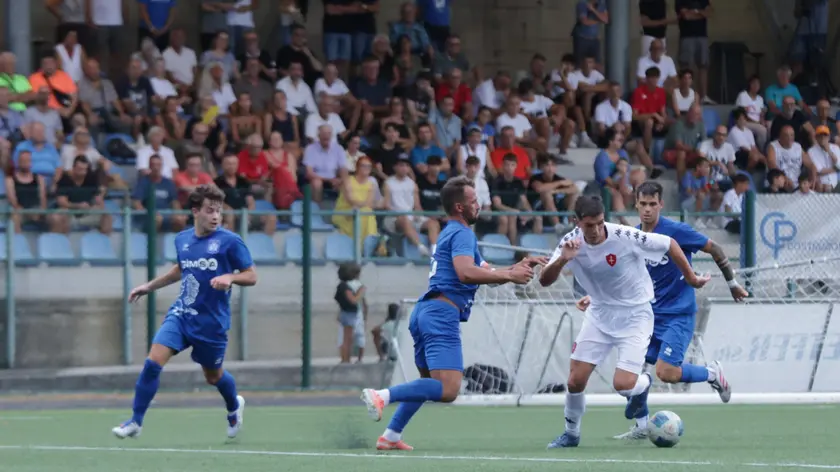 Una fase di Muggia-Triestina