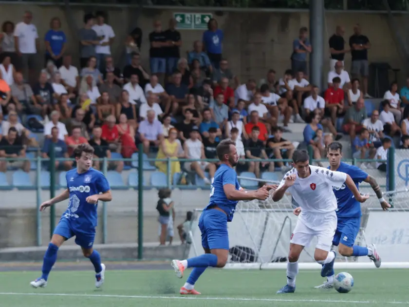 Una fase di Muggia-Triestina