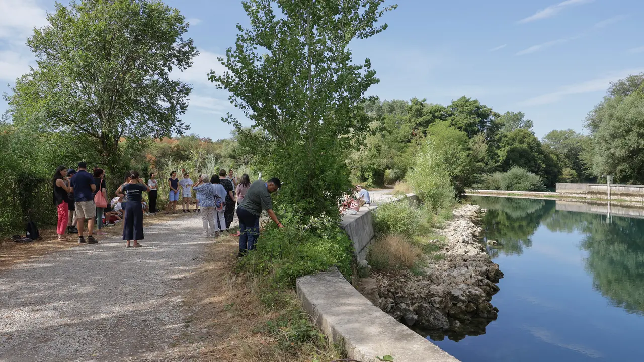 La “strada vecia” che collega San Giovanni di Duino al Villaggio del Pescatore Fotoservizio Andrea Lasorte