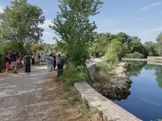 La “strada vecia” che collega San Giovanni di Duino al Villaggio del Pescatore Fotoservizio Andrea Lasorte