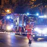 I soccorsi in via Battisti 8 la notte del rogo avvenuto lo scorso 17 luglio Foto Andrea Lasorte