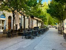 La zona del Viale in cui è avvenuta la tentata rapina (Silvano)