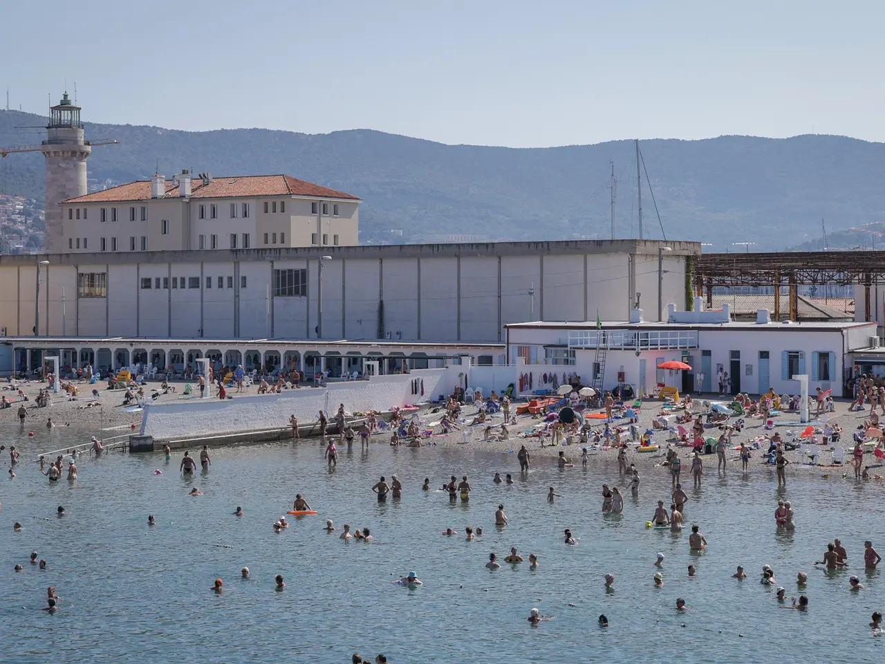 Il Pedocin affollatissimo in questa estate 2026 (foto Andrea Lasorte)