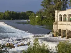 Sagrado - Un'immagine dell'Isonzo nella zona di Sagrado. Foto pubblicata il 05.11.2016
