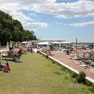 Il litorale balneare di Boa Beach dove è scattato l’allarme topi (foto Andrea Lasorte)