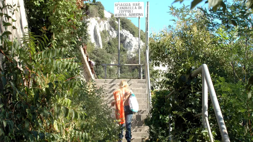 Le scalette in Costiera che portano a Canovella de’ Zoppoli