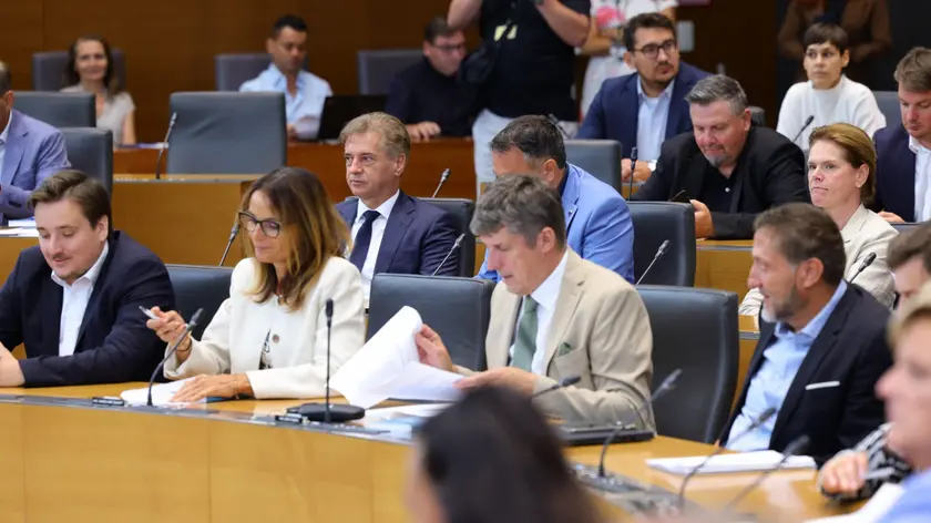 I deputati sloveni in Aula