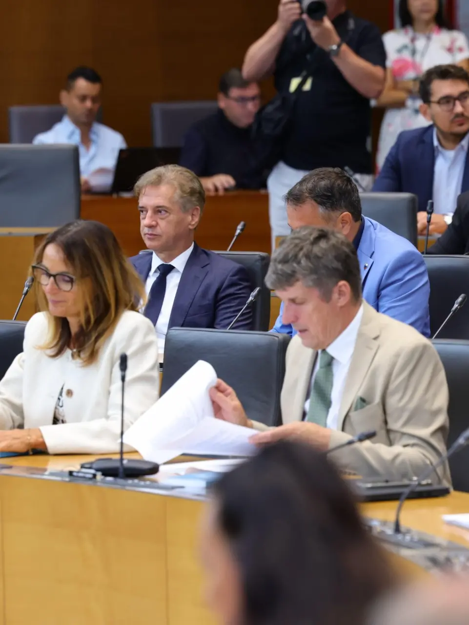 I deputati sloveni in Aula