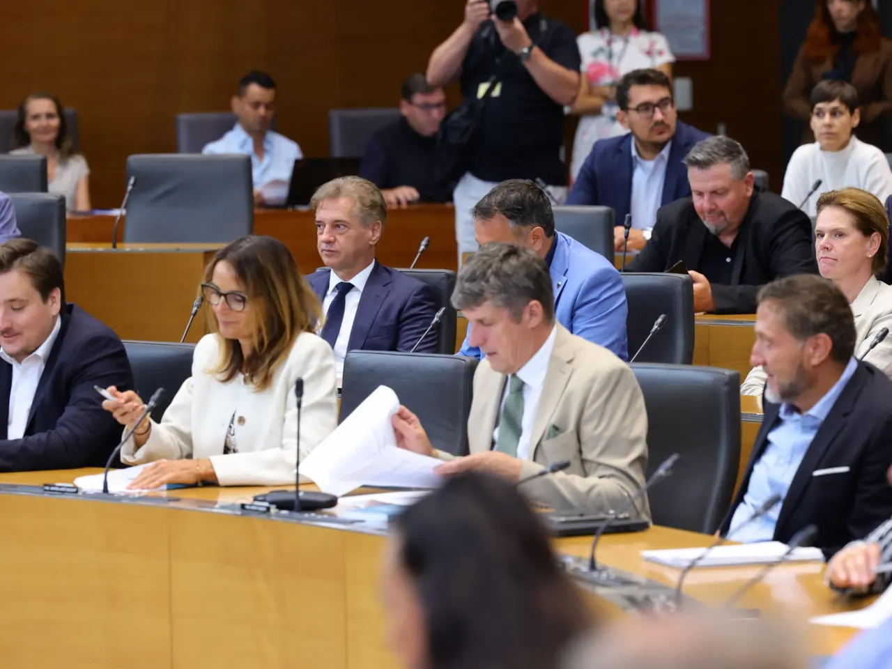 I deputati sloveni in Aula