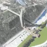 Il rendering dell’ascensore (dal sito del Comune di Capodistria)