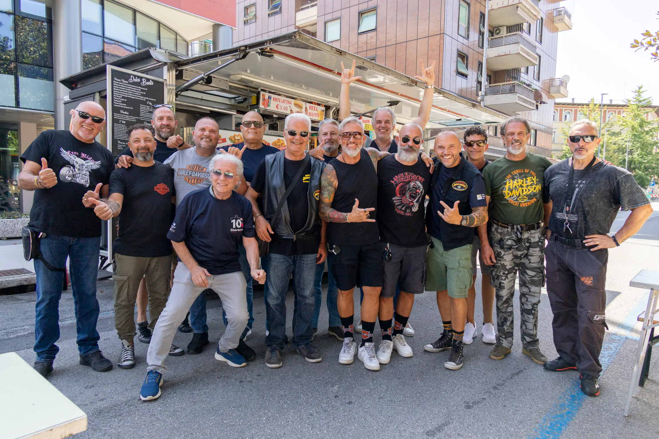 Gli Adria Bikers di Ronchi. Foto Bonaventura