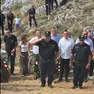 La cerimonia in ricordo dei 12 vigili del fuoco (foto Hvz)