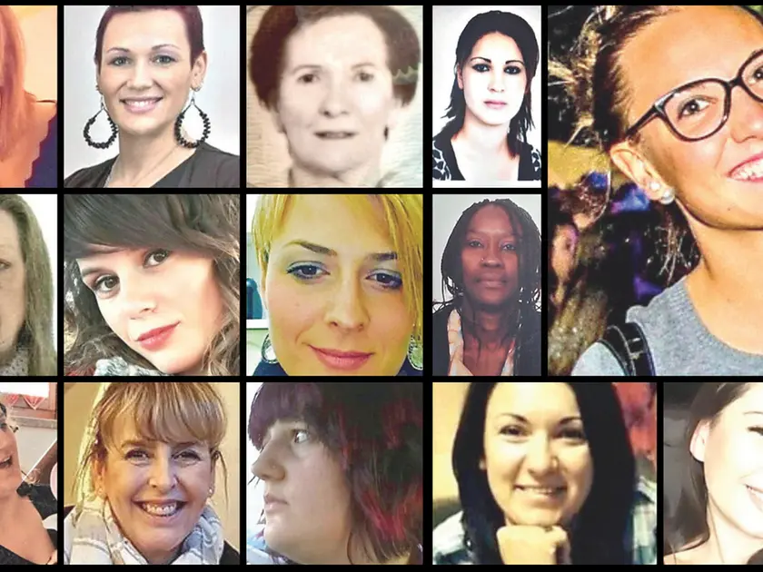Quattordici donne vittime di femminicidio. Si chiamavano: Lisa Puzzoli; Denise Fernella Graham; Irma Hadaj; Touria Errebaïbi; Slavica Kostic; Michela Baldo; Nadia Orlando; Migena Kellezi; Donatella Briosi; Marinella Maure; Aurelia Laurenti; Elisabetta Molaro; Samia Bent Rejab Kedim; Luigia Rossi