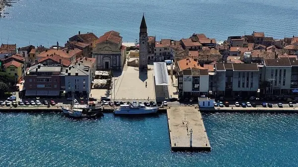 Umago (Umag, Croazia) - Una veduta aerea della cittadina croata. Foto pubblicata il 27.05.2018