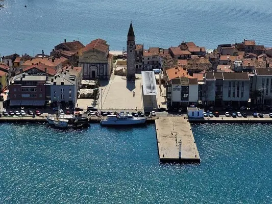 Umago (Umag, Croazia) - Una veduta aerea della cittadina croata. Foto pubblicata il 27.05.2018