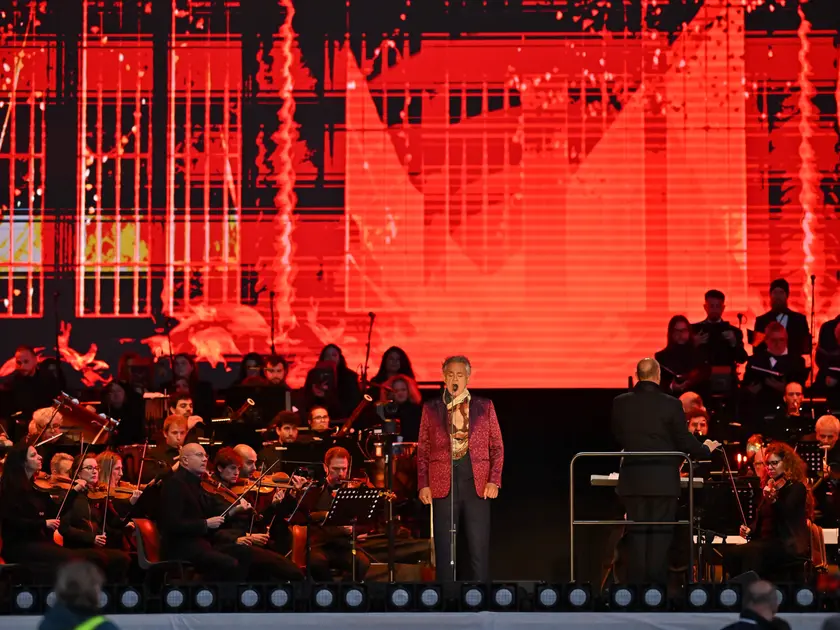 Il concerto di Bocelli a Gemona