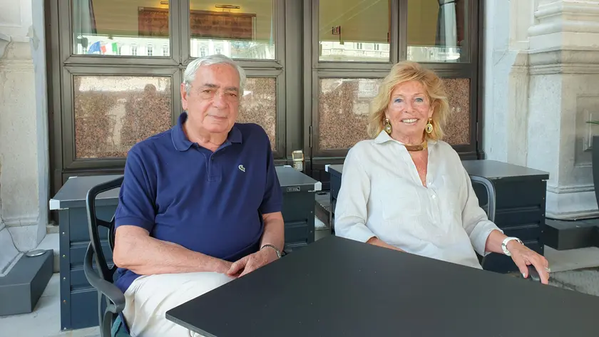 Rosella Jegher con il marito Roberto Augelli