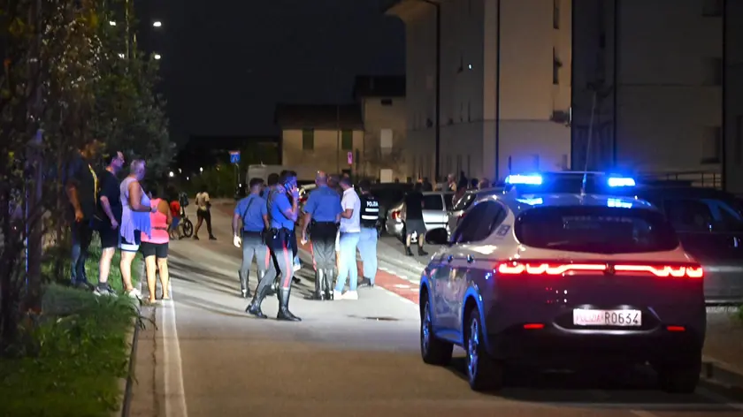 L'aggressione è avvenuta in via Castions, a Udine (Foto petrussi)