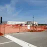 Il cantiere di fianco al centro Belforte, oggetto di intervento per la realizzazione di un nuovo contenitore commerciale. Foto Katia Bonaventura