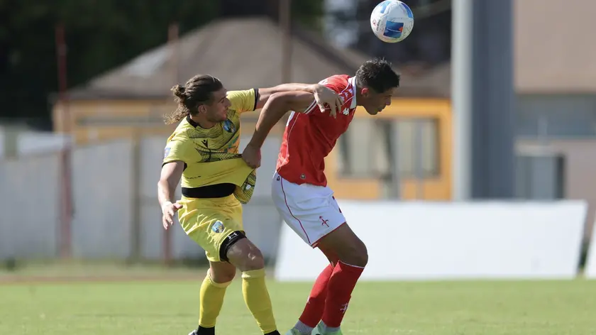 La partita d'esordio in serie D della Triestina contro l'Unione La Rocca Altavilla. Foto Mariani / Lasorte