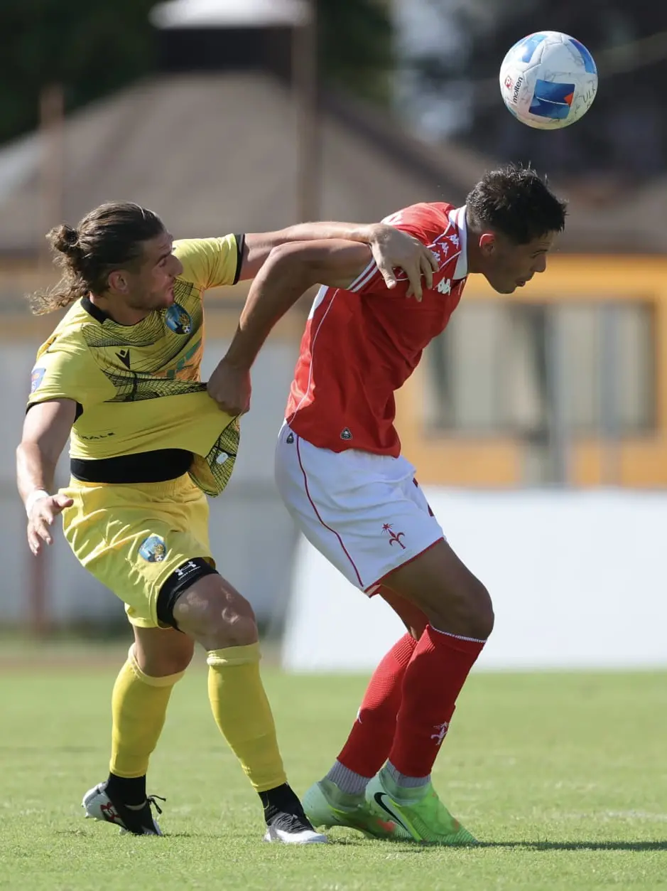 La partita d'esordio in serie D della Triestina contro l'Unione La Rocca Altavilla. Foto Mariani / Lasorte