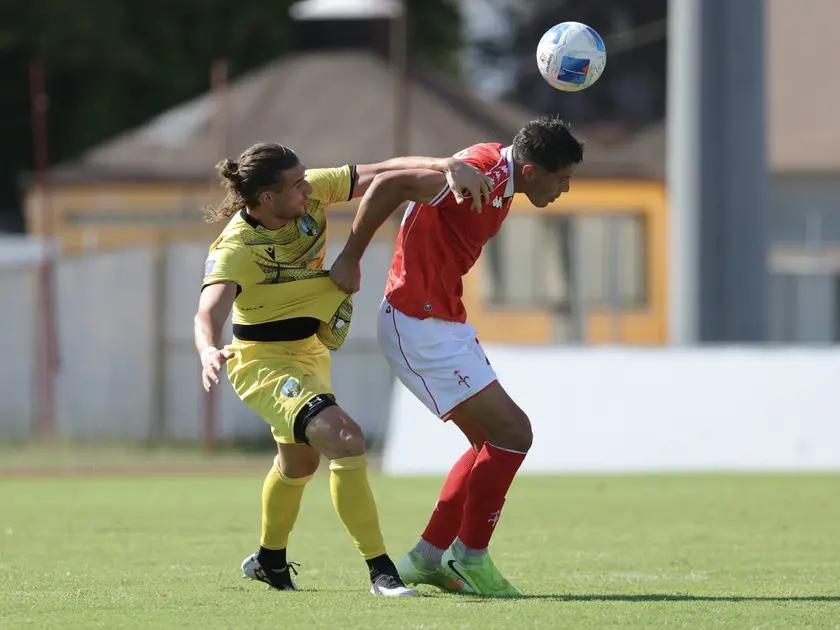 La partita d'esordio in serie D della Triestina contro l'Unione La Rocca Altavilla. Foto Mariani / Lasorte