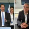 In autunno si terranno le elezioni amministrative a Capodistria e Isola. A destra Boris Popovic, a sinistra Ales Brzan
