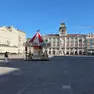 La giostra in piazza Unità