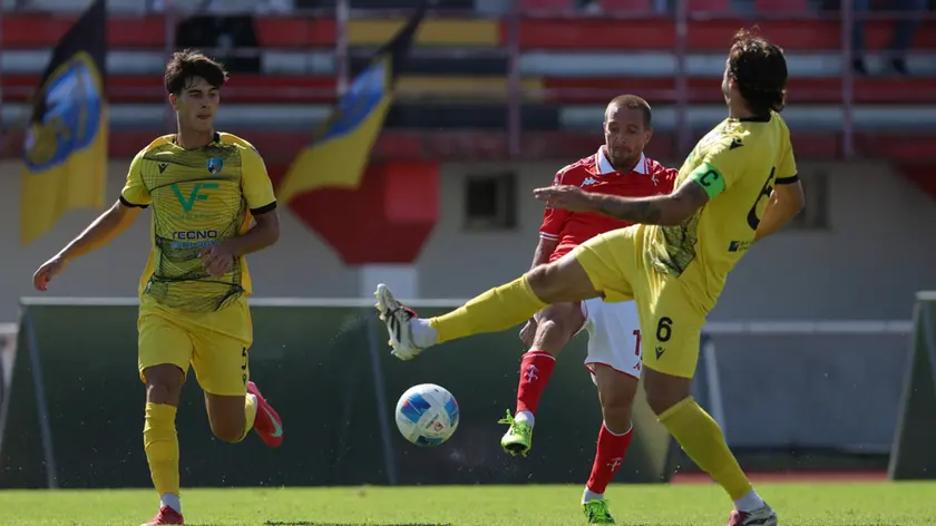 Paolo Beltrame andato vicinissimo al gol (foto Andrea Lasorte)
