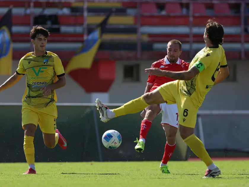 Paolo Beltrame andato vicinissimo al gol (foto Andrea Lasorte)