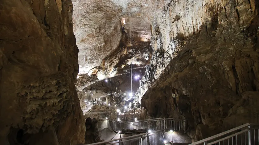 La Grotta Gigante sarà protagonista nel weekend (foto Andrea Lasorte)