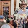 I casting per il nuovo film "La Variante di Lueneburg" del regista Gabriele Salvatores. A destra due aspiranti comparse, Gianni Forti e Tiffany Masto. Foto Tibaldi