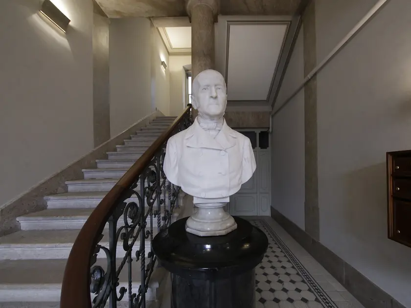 Il busto del capostipite Zannis