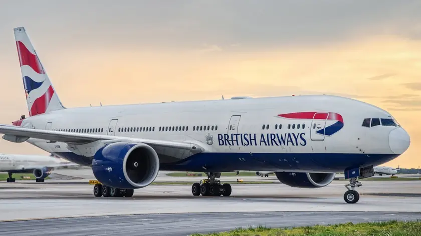 Un aereo della compagnia britannica British Airways