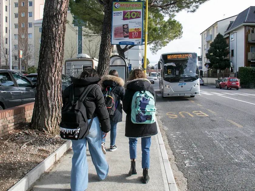 Studenti a Monfalcone in una foto di repertorio