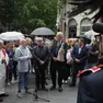 La commemorazione di don Bonifacio in largo Bonifacio. Foto di Andrea Lasorte