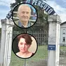 In alto, da sinistra, Giuliano Fedela e la figlia Marzia. Nella foto grande, l’ingresso della Rsa di Sereni Orizzonti a Percoto di Pavia di Udine.