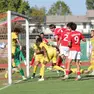 Il gol di Munaretto contro la Rocca Altavilla (Lasorte)