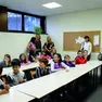 Un’aula ricavata negli spazi parrocchiali nel 2011 Bonaventura